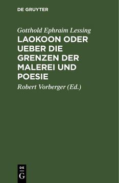 portada Laokoon Oder Ueber die Grenzen der Malerei und Poesie (en Alemán)