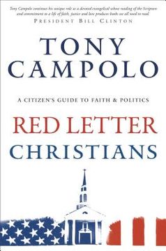 portada Red Letter Christians: A Citizen's Guide to Faith and Politics (en Inglés)