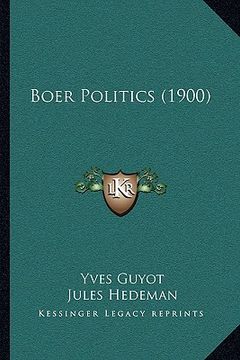portada boer politics (1900) (in English)
