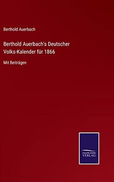 portada Berthold Auerbach's Deutscher Volks-Kalender fur 1866 (en Alemán)