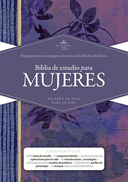 portada Rvr 1960 Biblia de Estudio Para Mujeres, Tapa Dura: Reina-Valera 1960 Biblia de Estudio Para Mujeres (in Spanish)