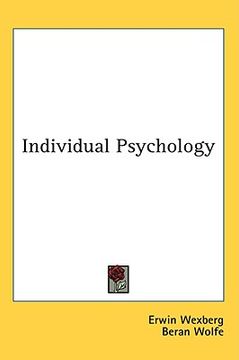 portada individual psychology (en Inglés)