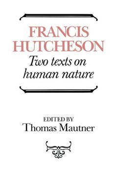 portada Francis Hutcheson two Texts (en Inglés)