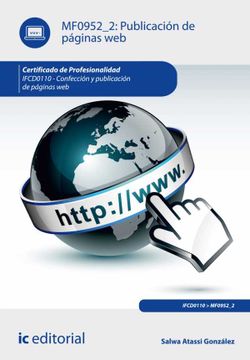 portada Publicación de Páginas Web. Ifcd0110 - Confección y Publicación de Páginas web