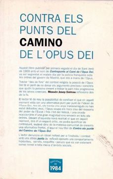 portada contra els punts del camino de l"opus dei (in Catalá)