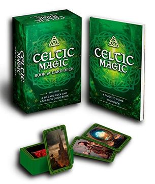 portada Celtic Magic Book & Card Deck: Includes a 50-Card Deck and a 128-Page Guide Book (Sirius Oracle Kits) (en Inglés)