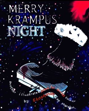 portada Merry Krampus Night: another illustrated poem for you to colour (in English)