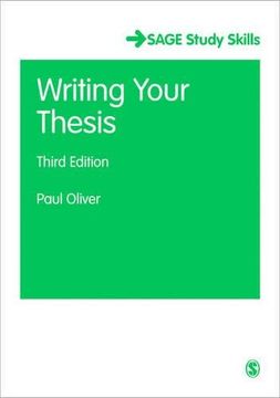 portada Writing Your Thesis (SAGE Study Skills Series)