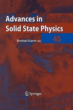 portada advances in solid state physics 45