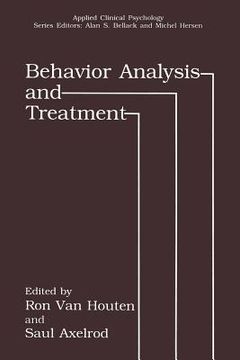 portada Behavior Analysis and Treatment (en Inglés)