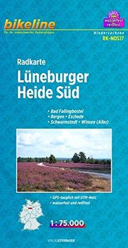 portada Lueneburger Heide South Cycle map (in German)