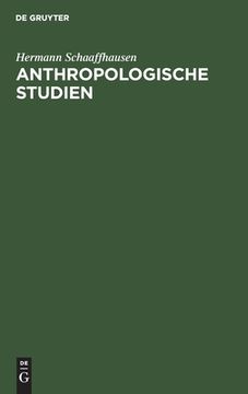 portada Anthropologische Studien (German Edition) [Hardcover ] (in German)