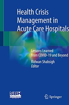 portada Health Crisis Management in Acute Care Hospitals: Lessons Learned from Covid-19 and Beyond (in English)