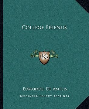 portada college friends (en Inglés)
