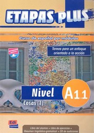 Etapas Plus A1.1 Libro del Alumno/Ejercicios + CD. Cosas (1): Curso de Español Por Módulos [With CDROM] (en Inglés)