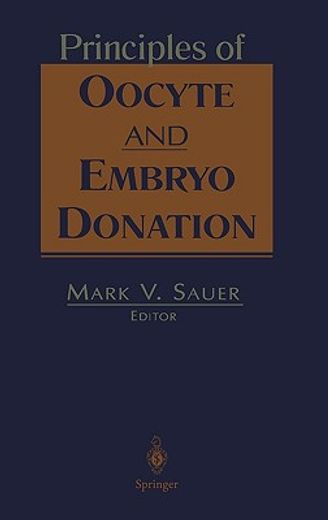 principles of oocyte and embryo donation (en Inglés)