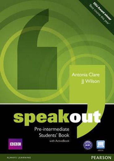 (11).speakout pre-interm.(st+dvd+active pack) (en Inglés)