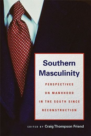 southern masculinity,perspectives on manhood in the south since reconstruction