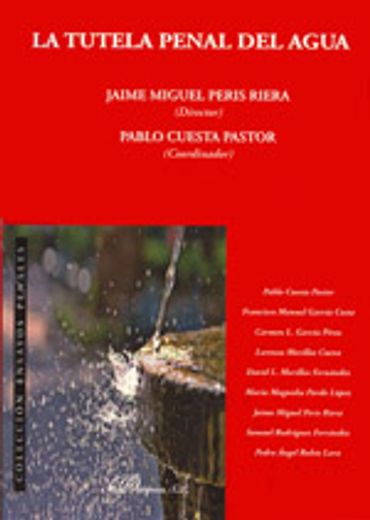 La tutela penal del agua (Colección Ensayos Penales) (in Spanish)