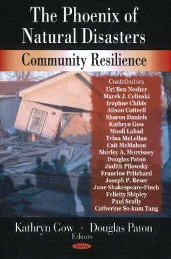 the phoenix of natural disasters,community resilience