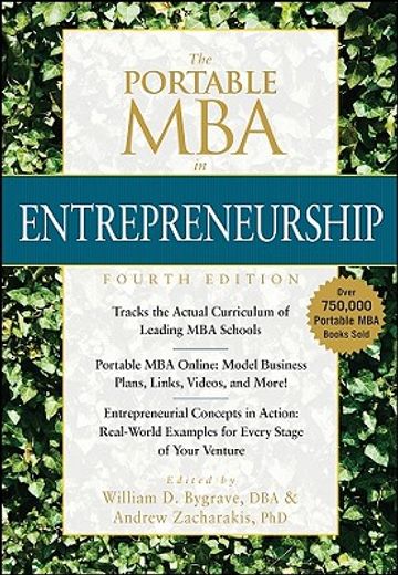 the portable mba in entrepreneurship (en Inglés)