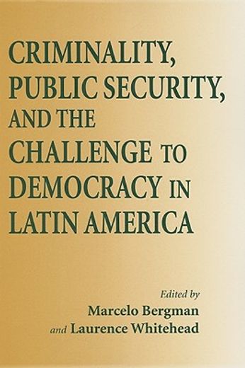 criminality, public security, and the challenges to democracy in latin america