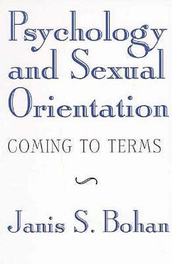 psychology and sexual orientation,coming to terms