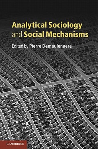 analytical sociology and social mechanisms (en Inglés)