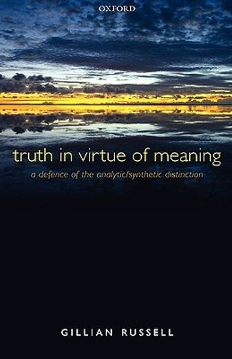 truth in virtue of meaning