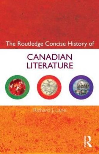 the routledge concise history of canadian literature