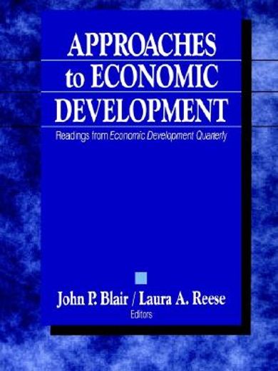 approaches to economic development,readings from economic development quarterly