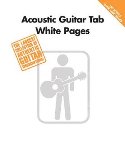 acoustic guitar tab white pages