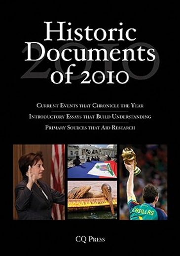 Historic Documents of 2010 (en Inglés)