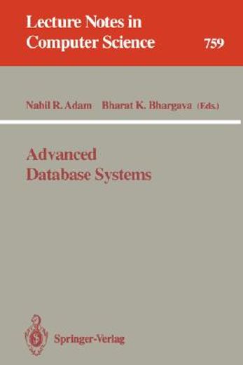 advanced database systems (in English)