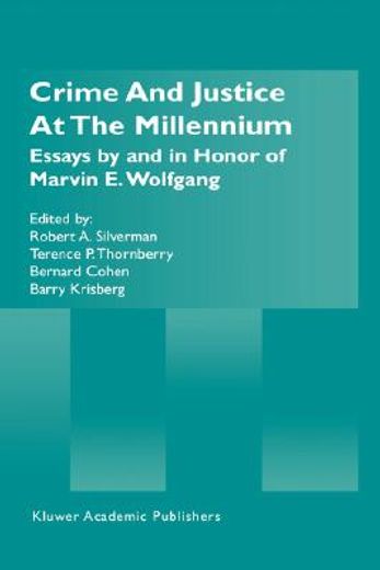 crime and justice at the millennium (in English)