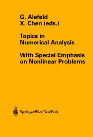 topics in numerical analysis (en Inglés)