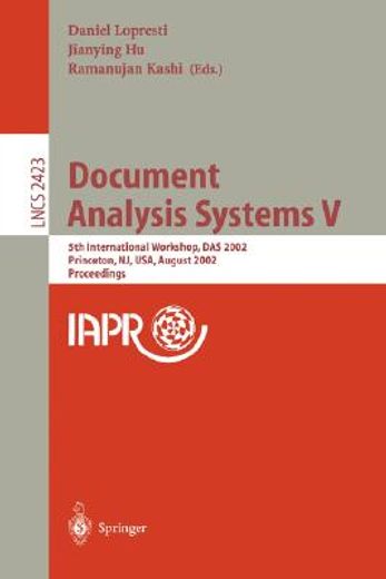 document analysis systems v (en Inglés)