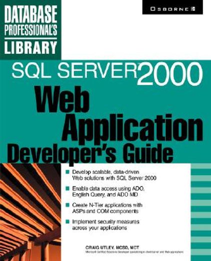 sql server 2000 web application develope (in English)