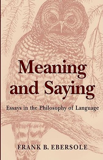meaning and saying