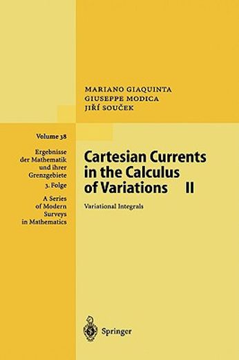 cartesian currents in the calculus of variations ii (en Inglés)