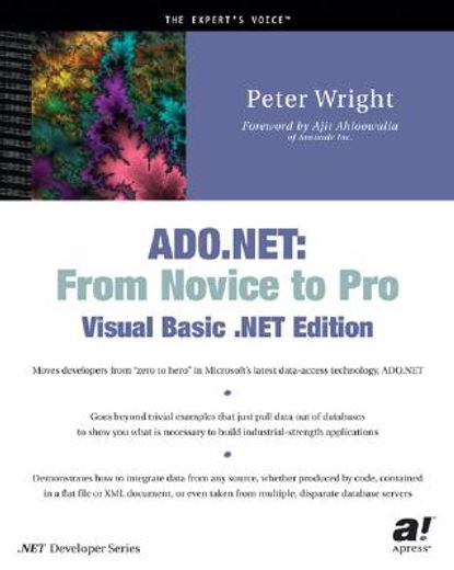 ado.net: from novice to pro, visual basic .net edition