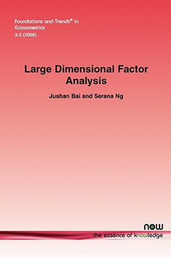 large dimensional factor analysis