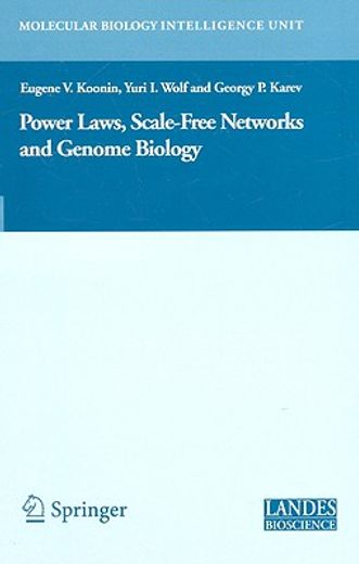 power laws, scale-free networks and genome biology