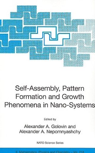 self-assembly, pattern formation and growth phenomena in nano-systems (en Inglés)