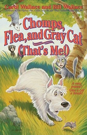 chomps, flea, and gray cat (that´s me!)