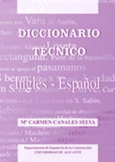 diccionario técnico inglés-español (en Inglés)