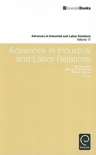 advances in industrial and labor relations