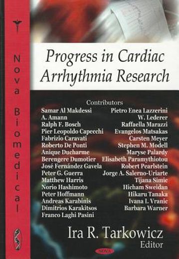 progress in cardiac arrythmia research