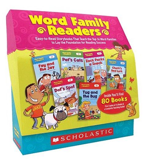 word family readers,grades k-2: easy-to-read storybooks that teach the top 16 word families to lay the foundation for re (en Inglés)