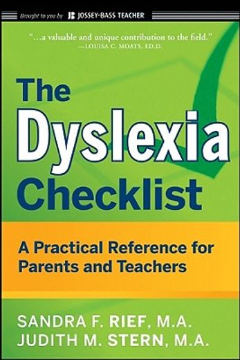 the dyslexia checklist,a practical reference for parents and teachers